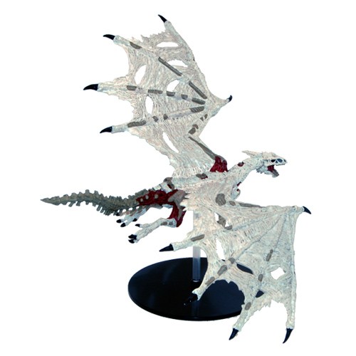 Dungeons and Dragons Rage of Demons Icons of the Realms White Dracolich Premium Figure 