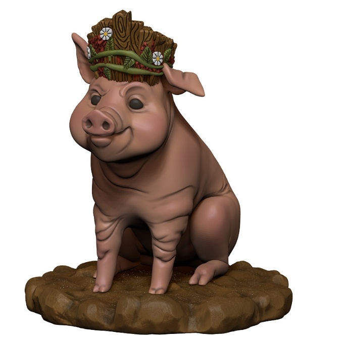 blue magic pig stuff toy