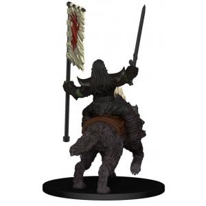 Orc Rider on Dire Wolf #44 Pathfinder The Rusty Dragon Inn D&D Miniatures 