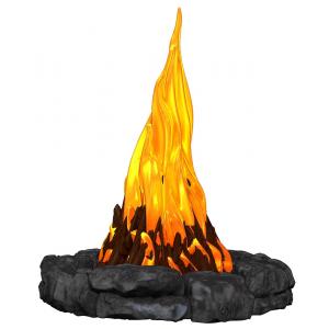 Bonfire with Stone Fire Pit - 4D Settings: Jungle Shrine - Wizkids ...